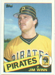 1985 Topps Baseball Cards      069      Jim Winn